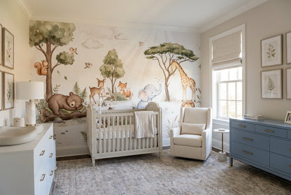 Sage Animals Wallpaper Mural view 5