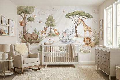Sage Animals Wallpaper Mural view 6
