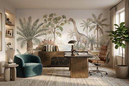 Sage Dinosaur Wallpaper Mural view 5