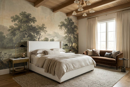Sage Rolling Hills Forest Wallpaper Mural - 4