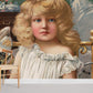 Vintage Victorian Girl Portrait Mural Wallpaper