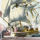 Vintage Nautical Ship Ocean Mural Wallpaper