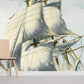 Vintage Nautical Ship Ocean Mural Wallpaper