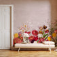 Vintage Floral Bouquet Designer Wallpaper Mural