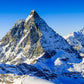 Majestic Alpine Peak Landscape Mural Wallpaper