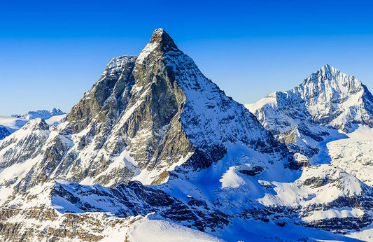 Papier Peint Panoramique Monticules enneigés