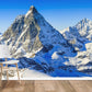 Majestic Alpine Peak Landscape Mural Wallpaper