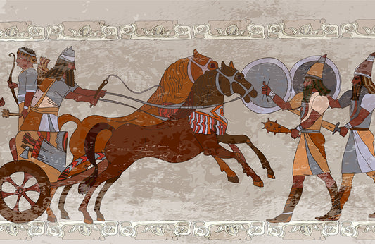 Ancient Egyptian Chariot Wall Mural