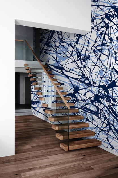 Spider Web Abstract Ink Wallpaper Custom Design