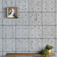 Modern Grey Concrete Geometric Mural Wallpaper