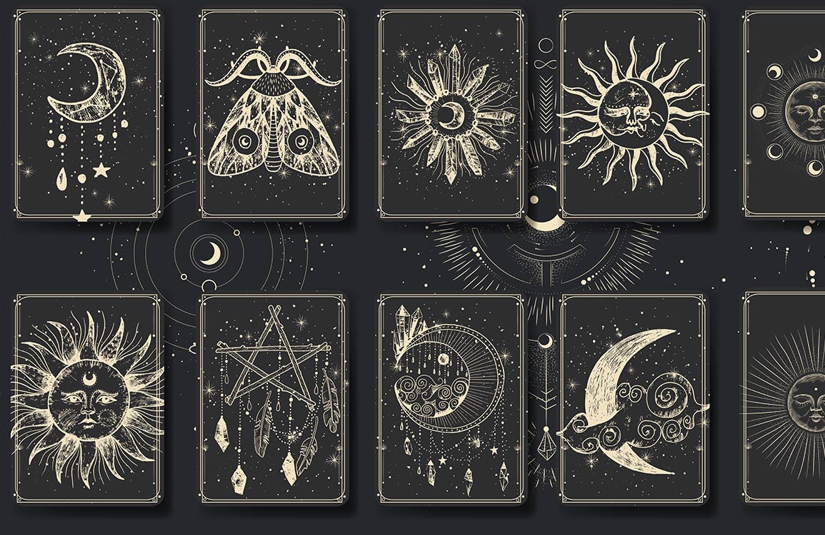 Star & Animal Signs Wallpaper Mural