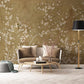 Aesthetic Starry Flowers Wallpaper Mural for the Decoration of the Hallway