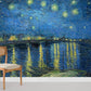 Starry Night Over Rhone Art Mural Wallpaper