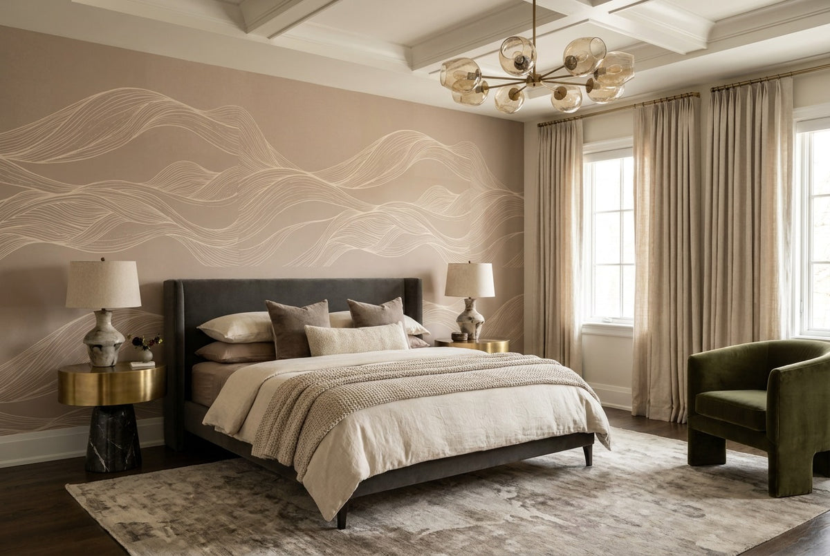 Sand Waves Wallpaper Mural view 5