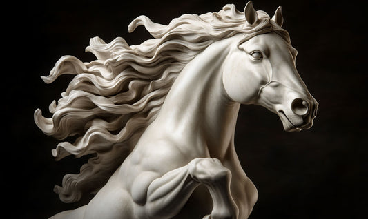 Storm-Charged Stallion Mural Wallpaper