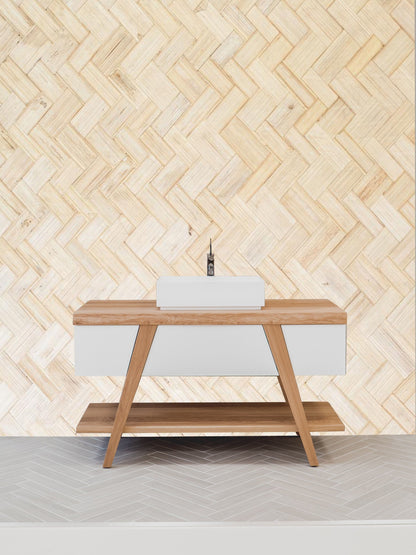 Wallpaper Mural for the Living Room with a Cooler Mat Texture