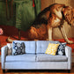 Vintage Dog Portrait Mural Wallpaper