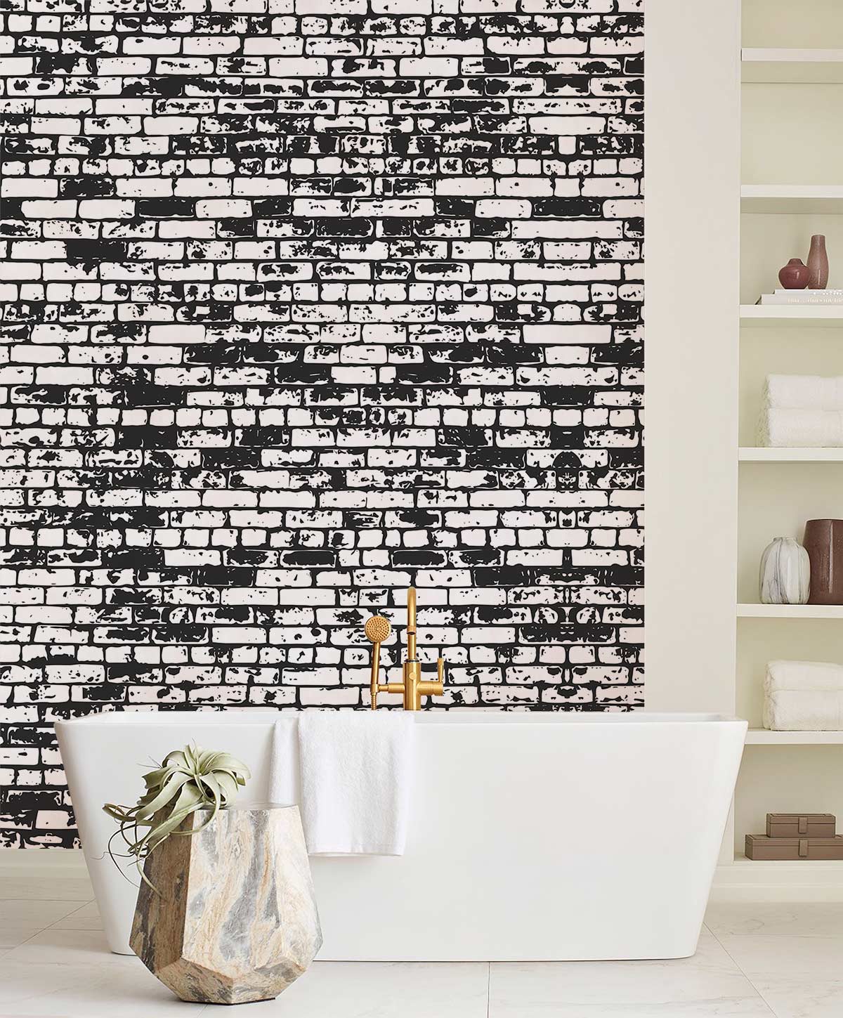 Texture  Bricks Industrial Wallpaper Mural Decoration Art