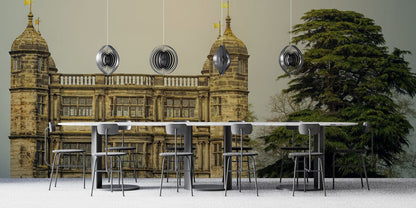 Tixall Gatehouse Landscape Wallpaper Mural for the Decoration of��Offices