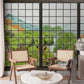 Serene Landscape Window View Mural Wallpaper