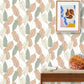 Tricolor Banana Leaves wallpaper mural for the hallway