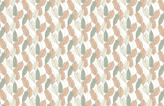 Banana Leaf Wallpaper Mural in Three Colors for Wall Decor