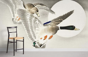Tropisches Teal Blatt Botanisches Wandbild
