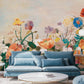 Whimsical Blossom Garden Mural Wallpaper