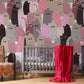 Whimsical Cat Pattern Wallpaper Mural