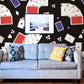 Unique Playing Cards Modern Mural Wallpaper