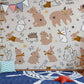 Whimsical Woodland Animals Nursery Mural Wallpaper