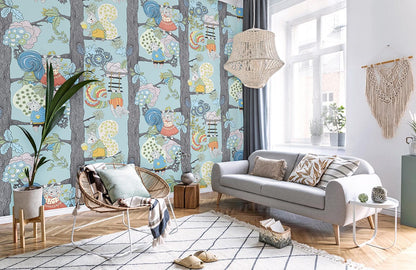 custom squirrels gaming animal wallpaper mural for living room