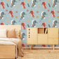 Whimsical Underwater Creatures Kids Wallpaper Mural