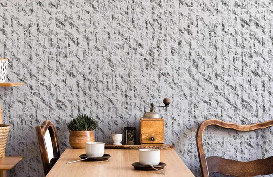 Textured White Shiplap Mural Wallpaper