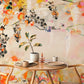 Colorful Abstract Floral Wallpaper Mural