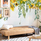 Sunflower Eucalyptus Botanical Mural Wallpaper