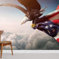 Majestic Eagle American Flag Mural Wallpaper