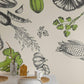 Botanical Vegetable Kitchen Mural Wallpaper