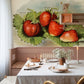 Vintage Botanical Strawberry Mural Wallpaper