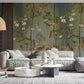 Vintage Flowers Vines Wallpaper Mural