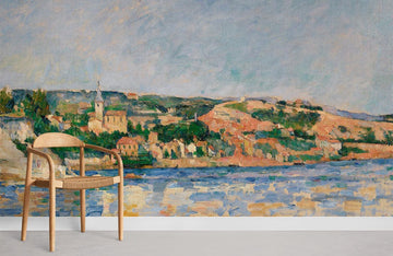 Impressionist Landscape Watercolor Mural Wallpaper