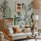 Watercolor Cactus Wallpaper Decoration Design