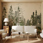 Tranquil Forest Watercolor Mural Wallpaper