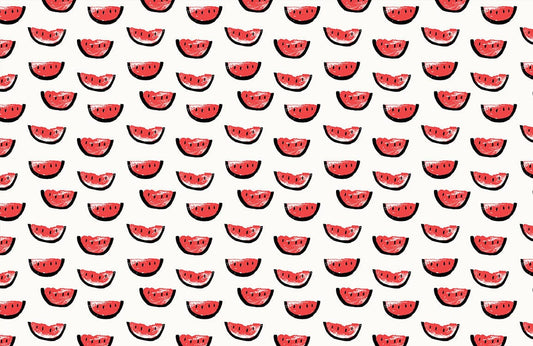 painted Watermelon Wallpaper Mural for wall