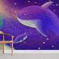 Whimsical Underwater Fish Fantasy Mural Wallpaper