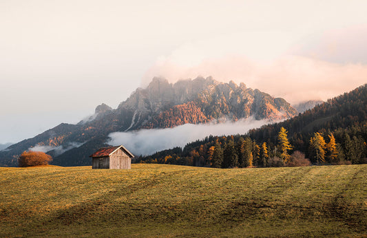 Autumn Mountain Landscape Scenic Mural Wallpaper