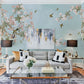 Wind Whispering Through Blossoming Branches Wallpaper mural for use in the decoration of the living room