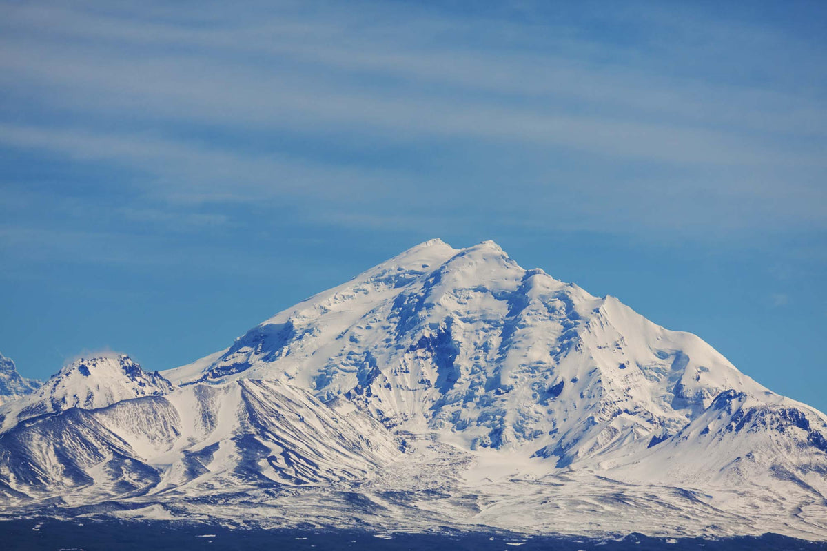 Serene Snowcapped Mountain Mural Wallpaper