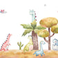 Decorate your walls with a dinosaur park wallpaper mural