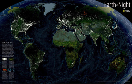 Papier Peint Panoramique Nuit Terre